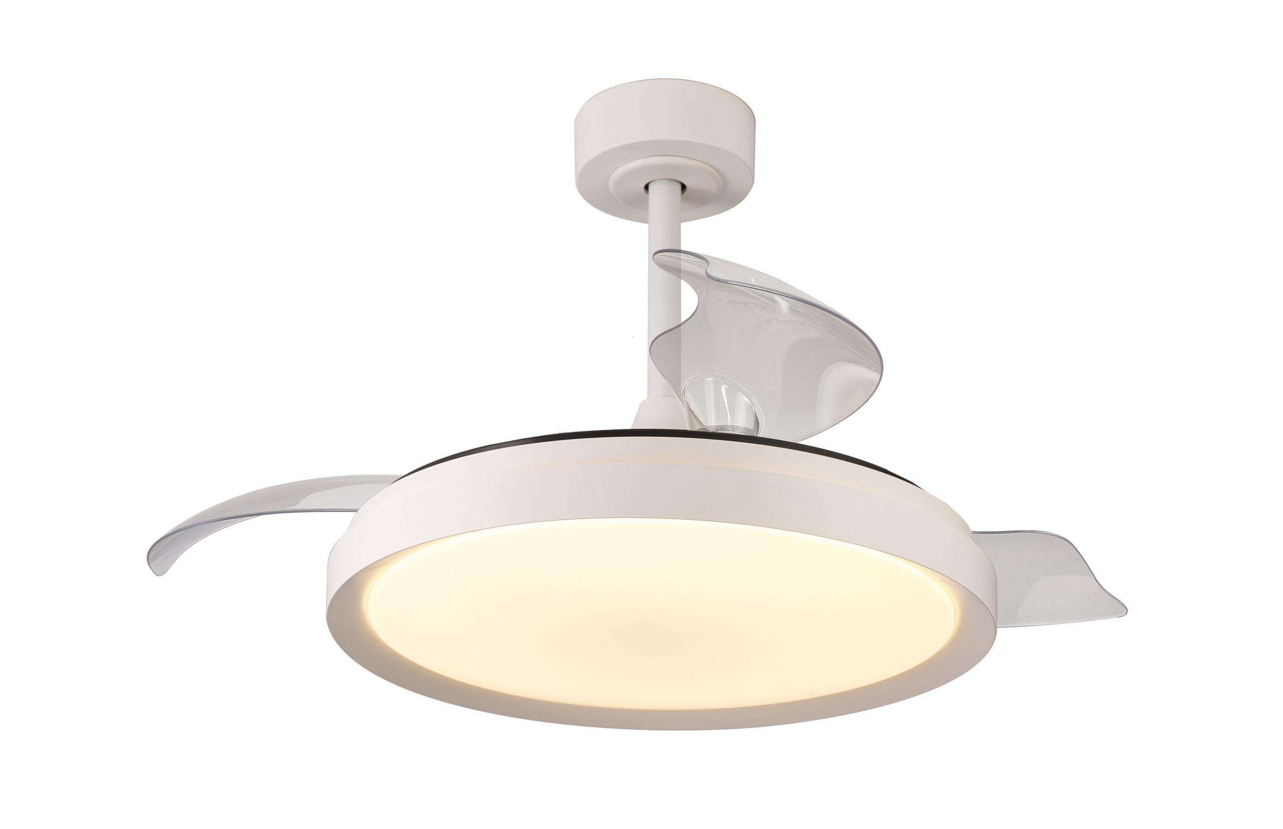 Stile Deciso: Lampadario Ventilatore con Pala Rettangolare